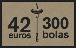300 bolas barbacoa